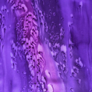 Silk Scarf Hand-Painted in Shades of Purple image 3