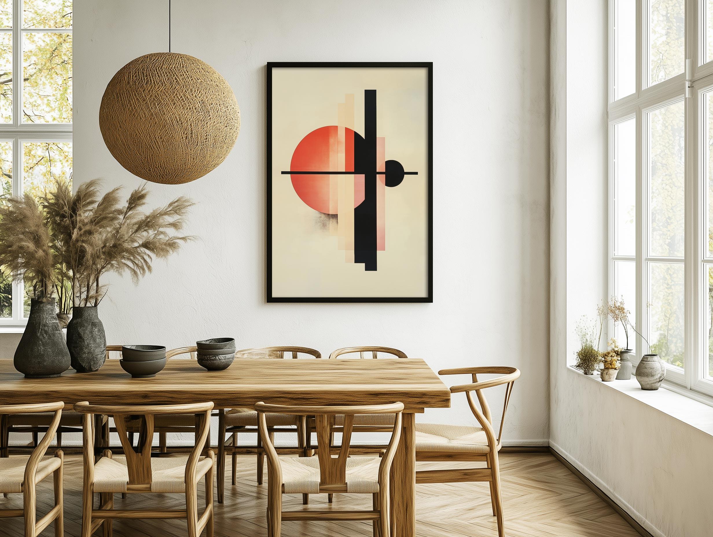 1920s Bauhaus Abstract Art - Geometric Modernism Wall Art - Avant-garde ...
