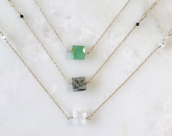 Edelstein Choker Halskette