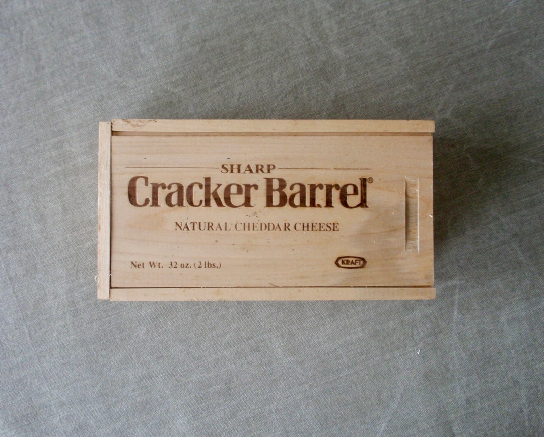 Kraft Cracker Barrel® Wooden Box, Limited Edition 8