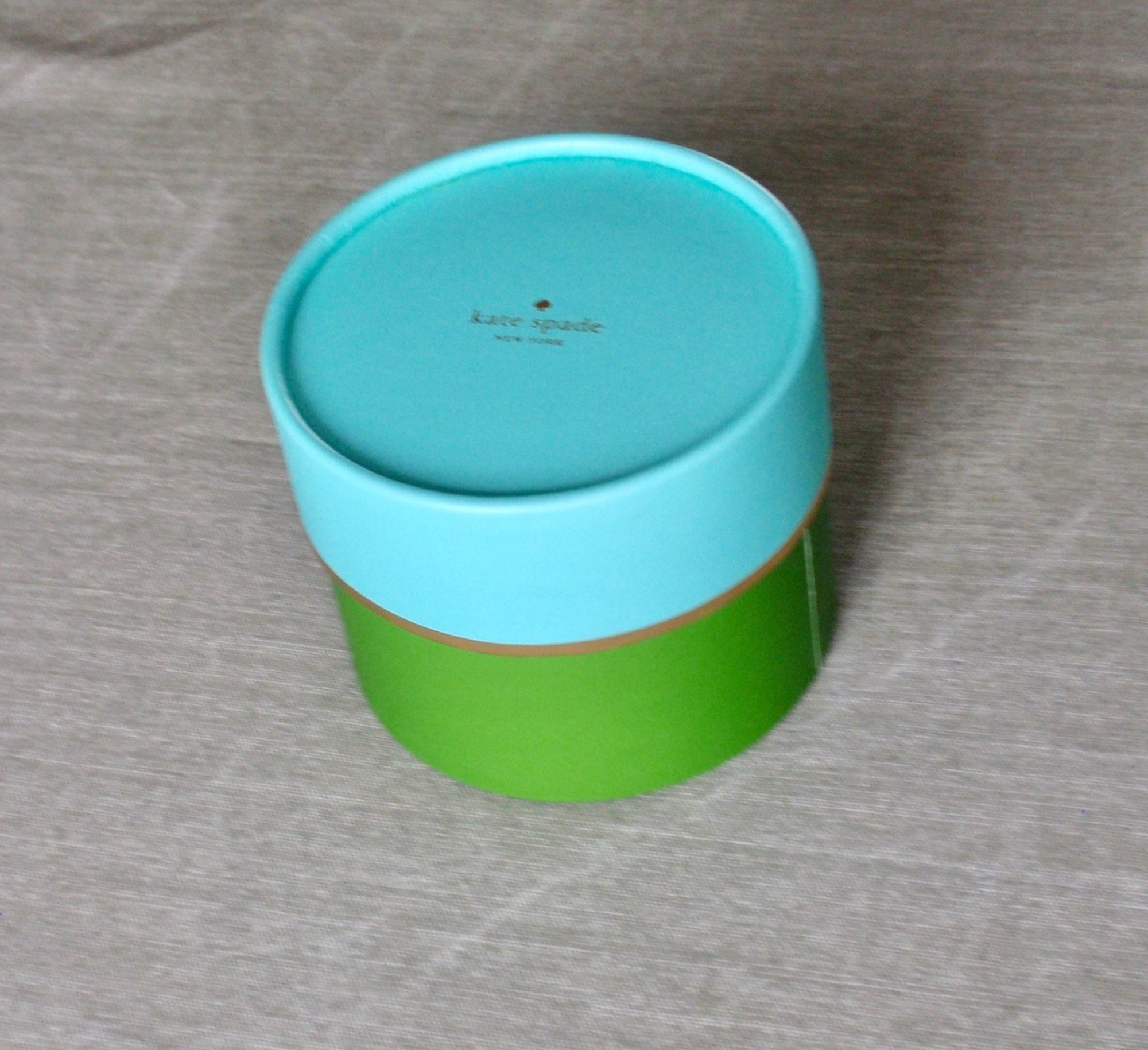Kate Spade New York Round Gift Box Turquoise & Spring Green - Etsy