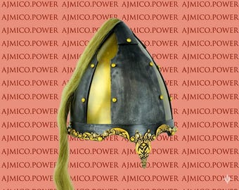 18 Gauge Medieval Russian Viking Helmet For SCA Reenactment Gift and Halloween