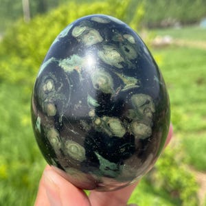 Natural Kambaba Jasper egg,Quartz Crystal egg,Crystal egg,Egg gifts,Quartz Crystal specimen,Crystal gifts,Crystal healing 1pc