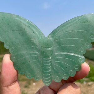 4.4&#39;&#39;Natural Aventurine butterfly skull,Quartz Crystal butterfly skull,hand carved,crystal skull,Home Decoration Crystal Gifts 1pc