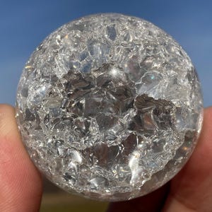 1.9&#39;&#39;+White Ball Aura Crackle glass Sphere,crystal ball,Explode glass ball, Aura Crystal Glass Ball,crystal ball decorate,crystal gift 1pc