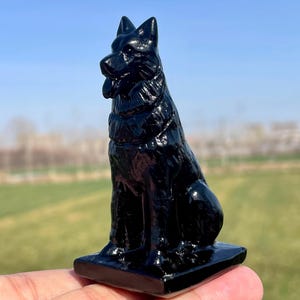 Obsidian Dog - Etsy