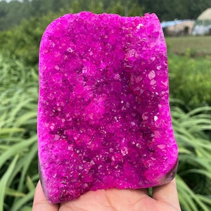 Purple Geode quartz Cluster,quartz crystal,Mineral Vug specimen,Crystal Geode specimen,Crystal Gifts,Crystal healing 1pc
