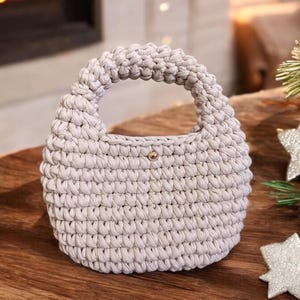 Crochet Pouch Tote Bag,Woven Handmade Jodie Bag,Mini Women Handbag,Evening Luxury Tote Bag