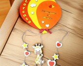 Fiocco nascita a tema palloncini, idea regalo per nascita bimbo in legno. Decorazione per baby shower con nome bimbo. Decorazione cameretta