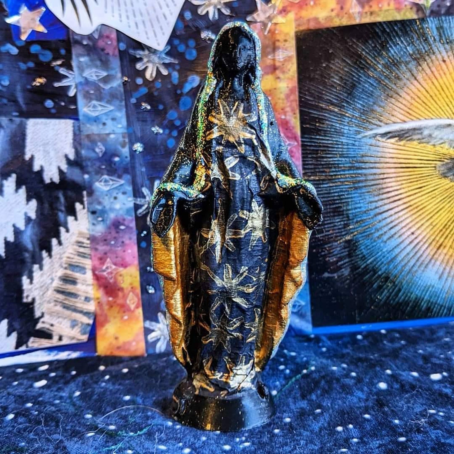 Blessed Virgin Mary Stella Maris Etsy