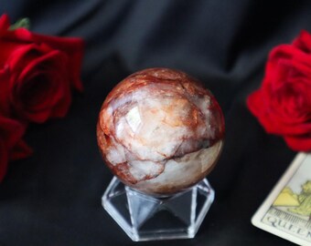 Fire Quartz Sphere
