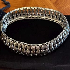Vintage 925 Sterling Silver Bracelet. Milor. Made In Italy