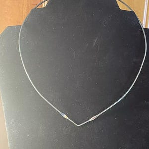 Vintage Sterling Silver V Shaped Necklace. Simple & Classic. Southwestern