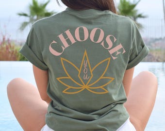モチベーションアップ・ウェルネスTシャツ、ポジティブバイブスTシャツ、インスピレーションシャツ、セルフケアトップス、マインドフルネスウェア、ワークアウトモチベーションアパレル