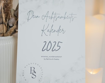 Annual calendar 2025, mindfulness calendar, monthly calendar, family planner, family calendar, calendar, couple calendar, wall calendar