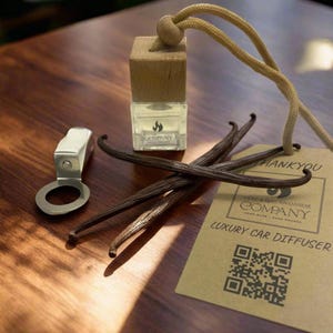 Difusor de coche de vainilla ahumada