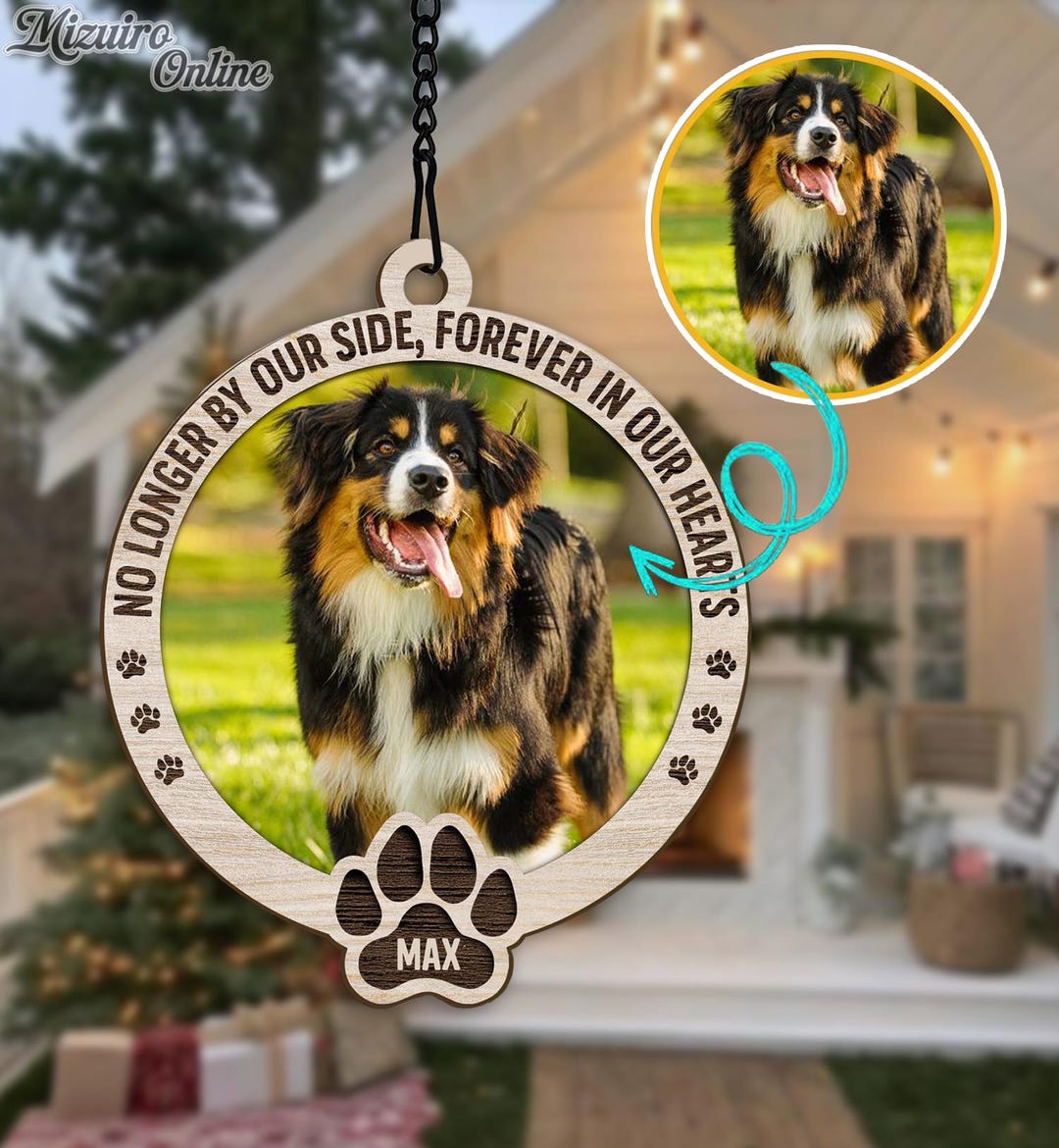 Personalized Pet Memorial Ornament,custom Dog Loss Sympathy Gift ...