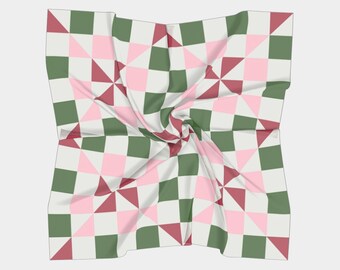 Peppermint Patchwork Scarf