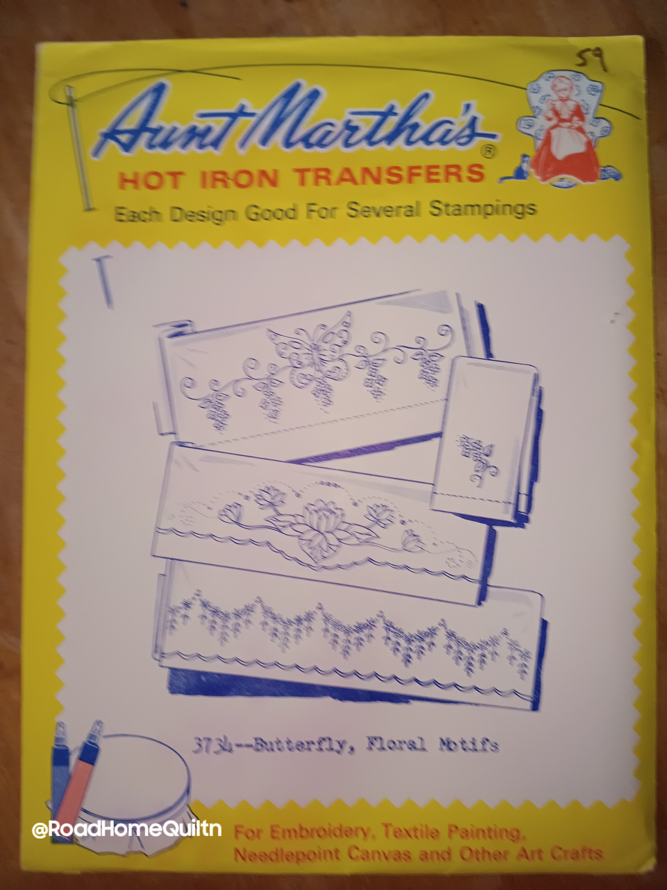 Nine Aunt Martha Iron on Transfer Patterns - Etsy
