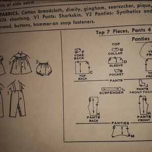 Advance 2904 toddler trousseau vintage pattern 1960s image 3