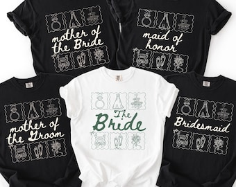 Komfortfarben Junggesellinnenabschied-Shirts: Benutzerdefinierte passende Brautjungfer-T-Shirts