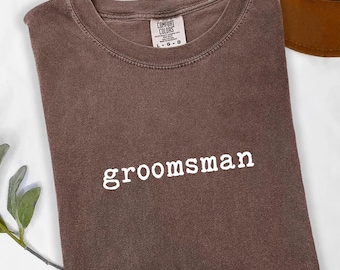 Comfort Colors® Groomsman Shirt, Wedding Party Sweatshirt, Bachelor Weekend Grooms Crew Tee