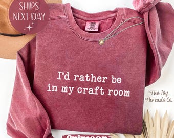 Comfort Colors Crafts Shirt, lustiges Crafter Geschenk