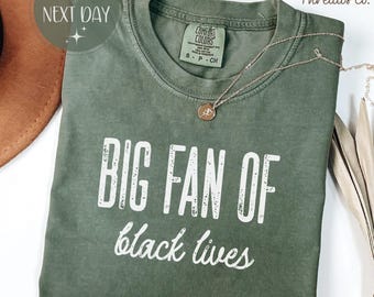 Comfort Colors Black Lives-T-shirt, Equality Activism-T-shirt