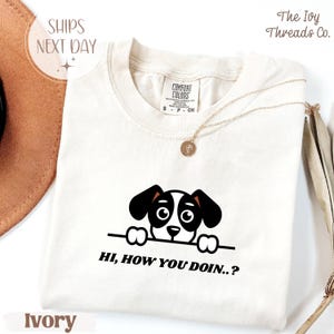 Funny Dog Mom Comfort Colors Shirt: Animal Lover Gift