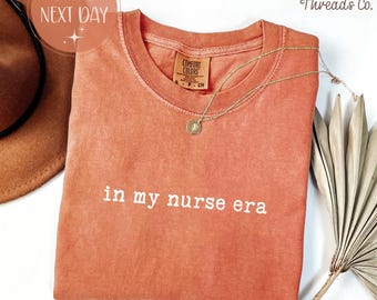 Camiseta divertida de enfermera, colores cómodos, regalo de enfermera