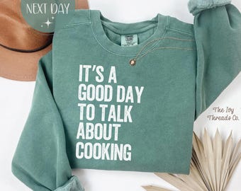 Camiseta de cocina Comfort Colors, regalo para chefs, camiseta con cita para amantes de la gastronomía.