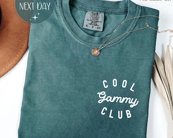 Camiseta Comfort Colors Gammy Club, regalo para el Día de la Madre