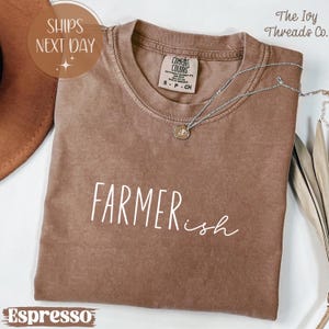 Chemise Farmer-ish Comfort Colors®, T-shirt Farming drôle, T-shirt Country Life, Sweat-shirt Rural Vibes, Chemise Farmer à temps partiel, Humour agriculture