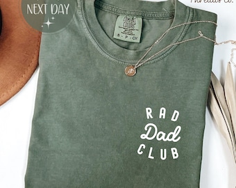 Rad Dad Club Comfort Colors Shirt, Father's Day Gift
