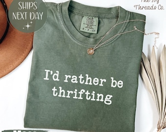 Comfort Colors Thrifting Shirt, Retro Vintage Secondhand Tee