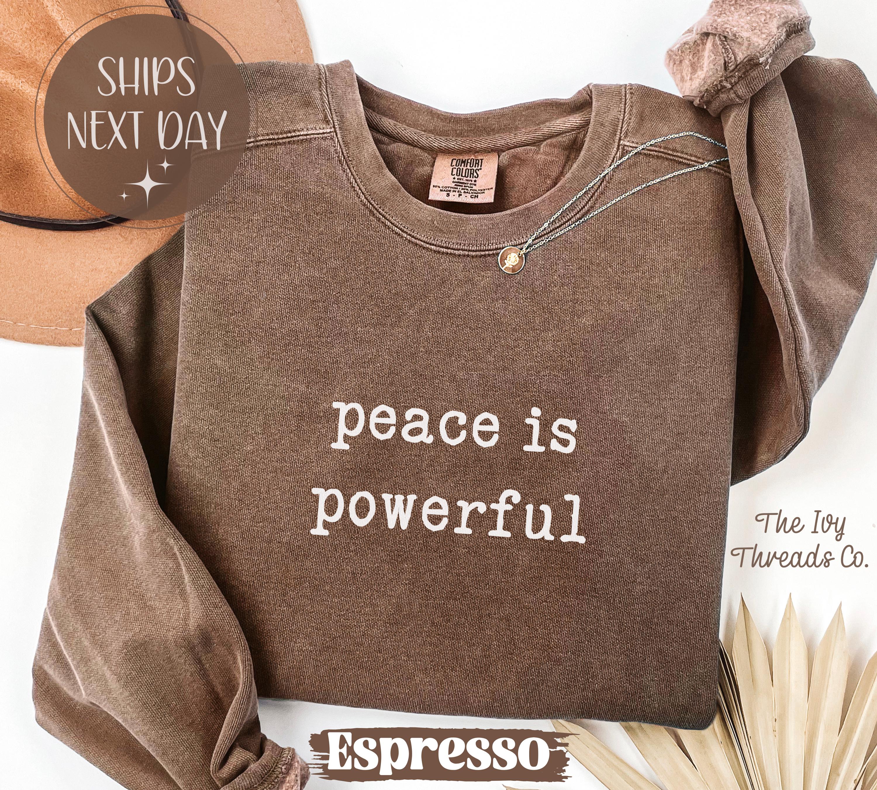 Comfort Colors Peace is Powerful T-shirt, Human Rights Tee - Etsy