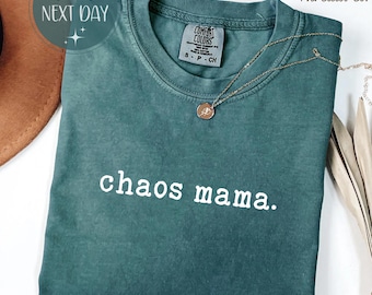 Komfort Farben Chaos Mama Shirt: Lustiges Mama Leben Tee