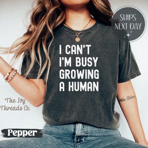 Funny Pregnancy Announcement Shirt: Mom-to-Be Gift, Comfort Colors Tee