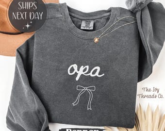 Comfort Colors® Opa Grandpa T-Shirt, Sweatshirt, Gift for Grandfather, Birthday Gift, Christmas Gift for Opa