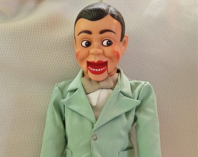 Jerry Mahoney Ventriloquist Dummy, Mint Green Suit, Puppet, Figure