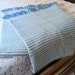 Pendleton Wool Blanket, Twin, Blue & White, Stripe Pattern, Waffle ...