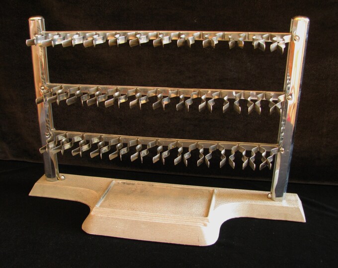 Vintage Rubber Stamp Holder 3 Tier Metal Stamp Holder 36 Etsy