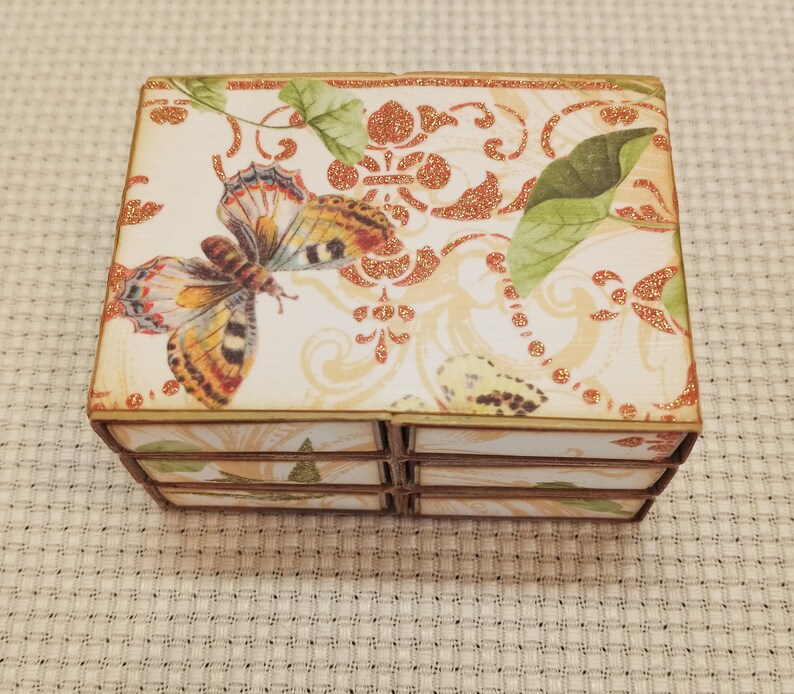 Pen Nib Storage Chest, Holds 100s of Nibs, Six Drawer, Lined Drawers ...