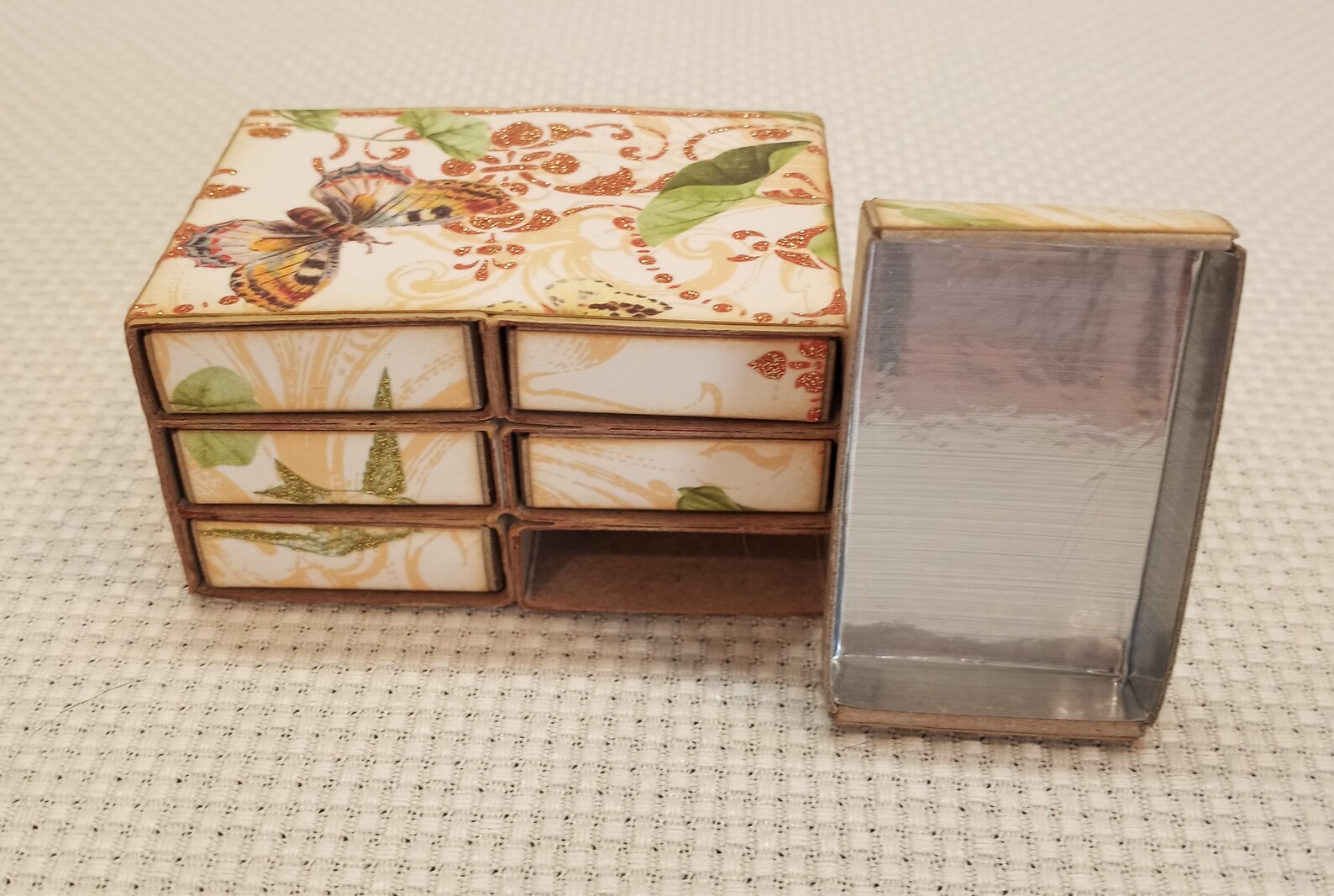 Pen Nib Storage Chest, Holds 100s of Nibs, Six Drawer, Lined Drawers ...