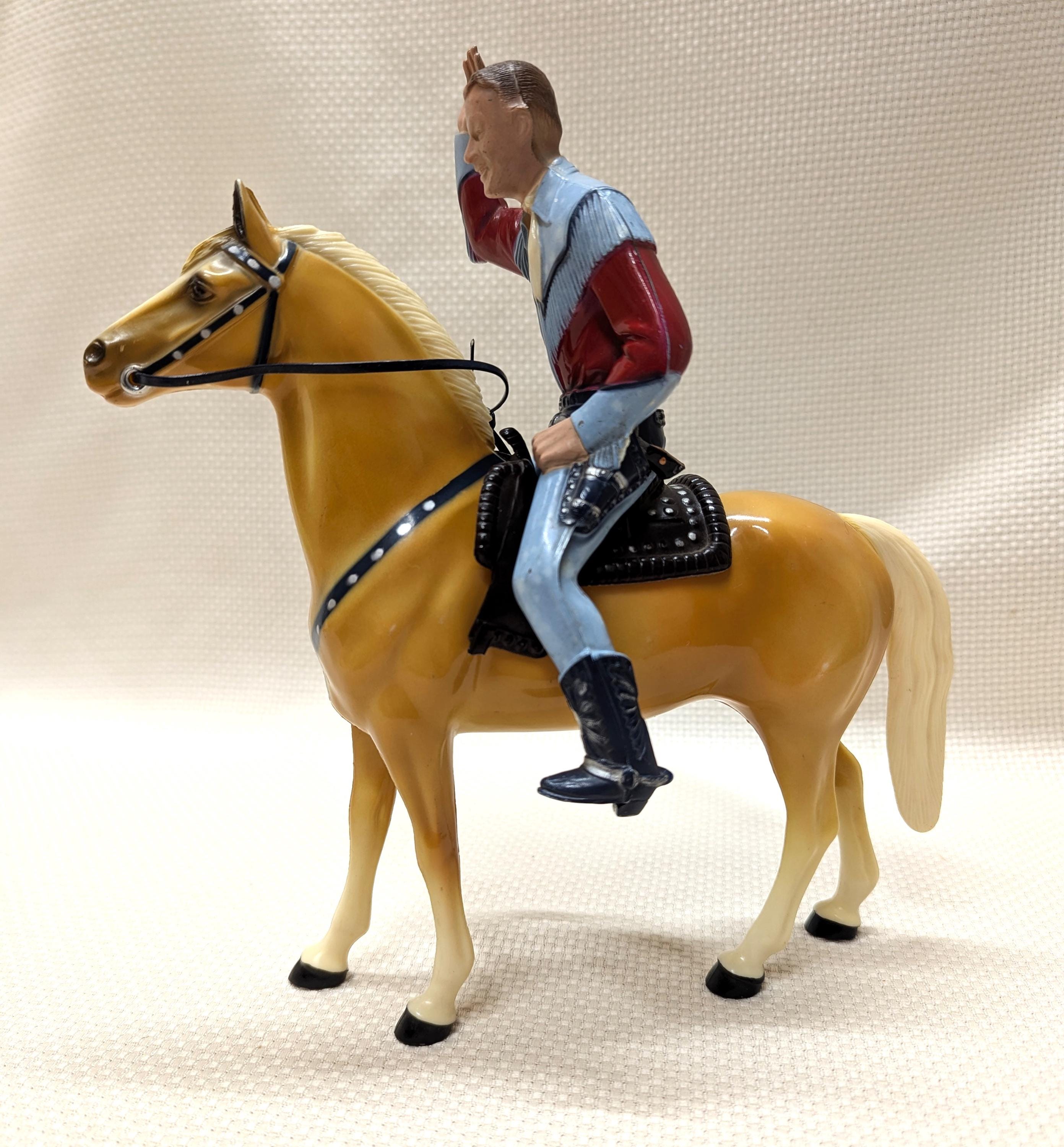 Roy Rogers Trigger Action Figures, Includes TWO Pistols Which