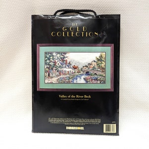 Valley Of The River Beck, Counted Cross Stitch Kit, Dimensions Kit #3753, The Gold Collection, Retired Kit, Amazing Detail, Complete Kit