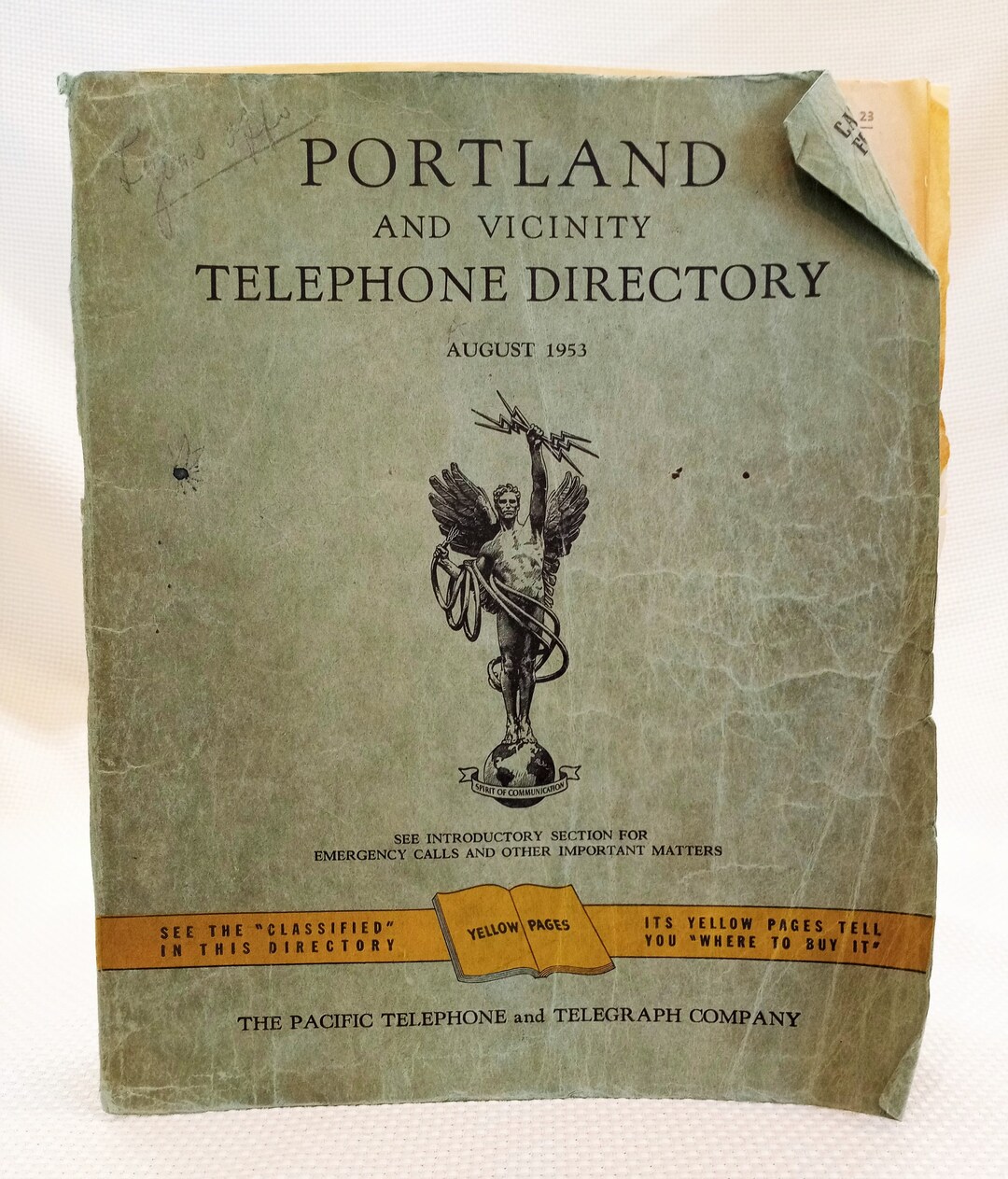 Portland and Vicinity 1953 Telephone Directory Pacific Etsy