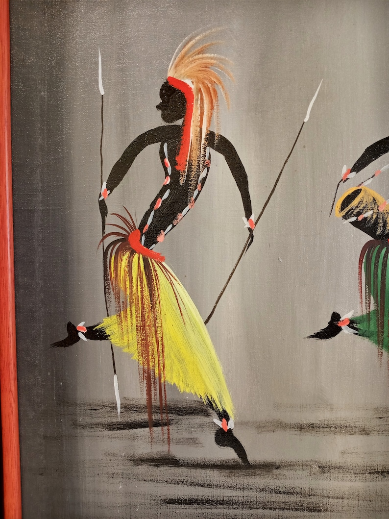 Pair Nairobi MCM Paintings Art Africa Kenya Art Framed Etsy