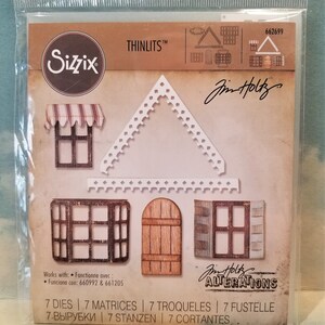 Tim Holtz Sizzix Thinlits #662699, Village Fixer Upper, Village