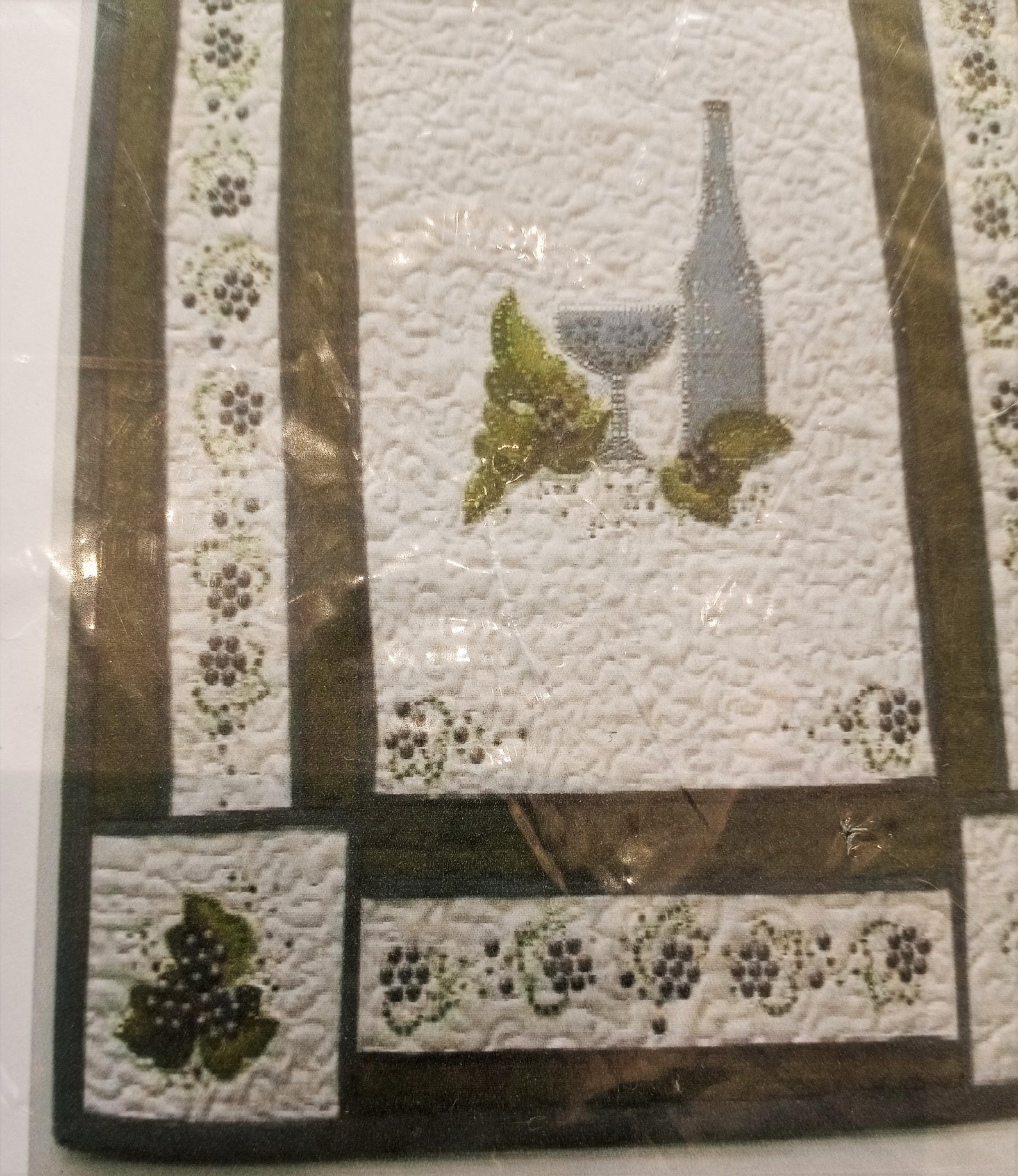 Wine Bottle Quilt Kit Complete Kit All Fabric Required CD Etsy